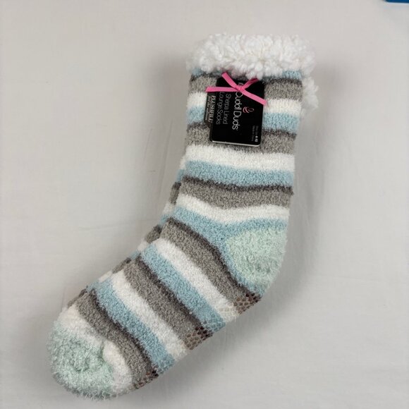Cuddl Duds Lounge Socks Women's Size 4-10 Non-Skid Sherpa Lined - Picture 1 of 6